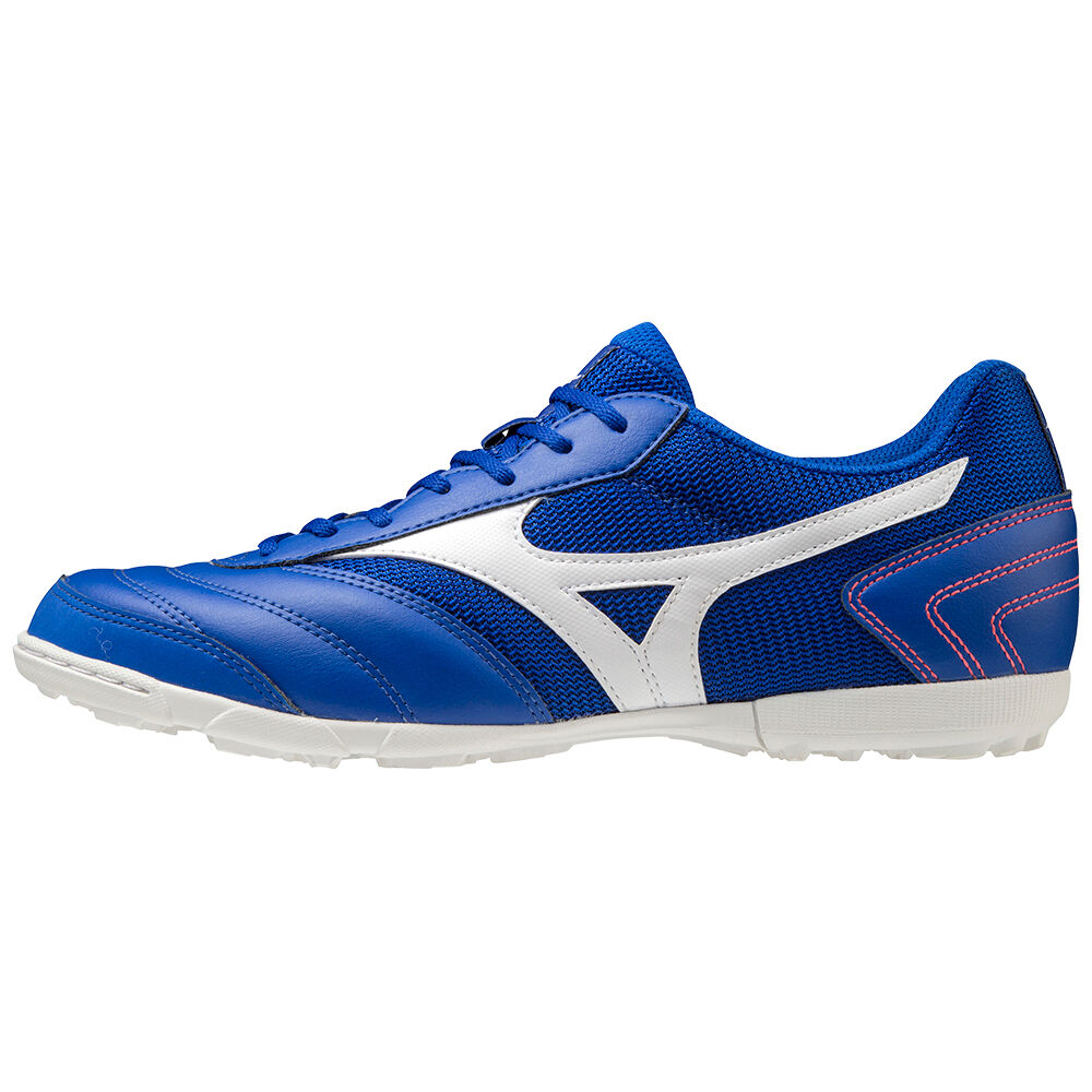 Mens Mizuno MRL Sala Club TF Soccer Shoes Blue/White Philippines (TUGDAP607)